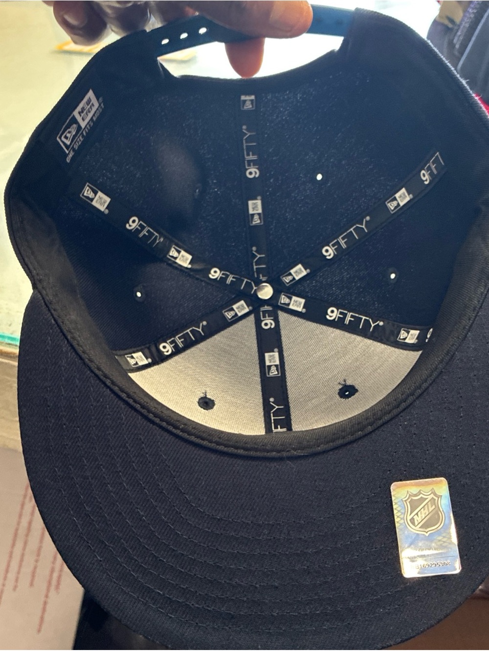 New Era 9FIFTY Snapback Hat - Black Anaheim Ducks Mascot Logo - Picture 8 of 12